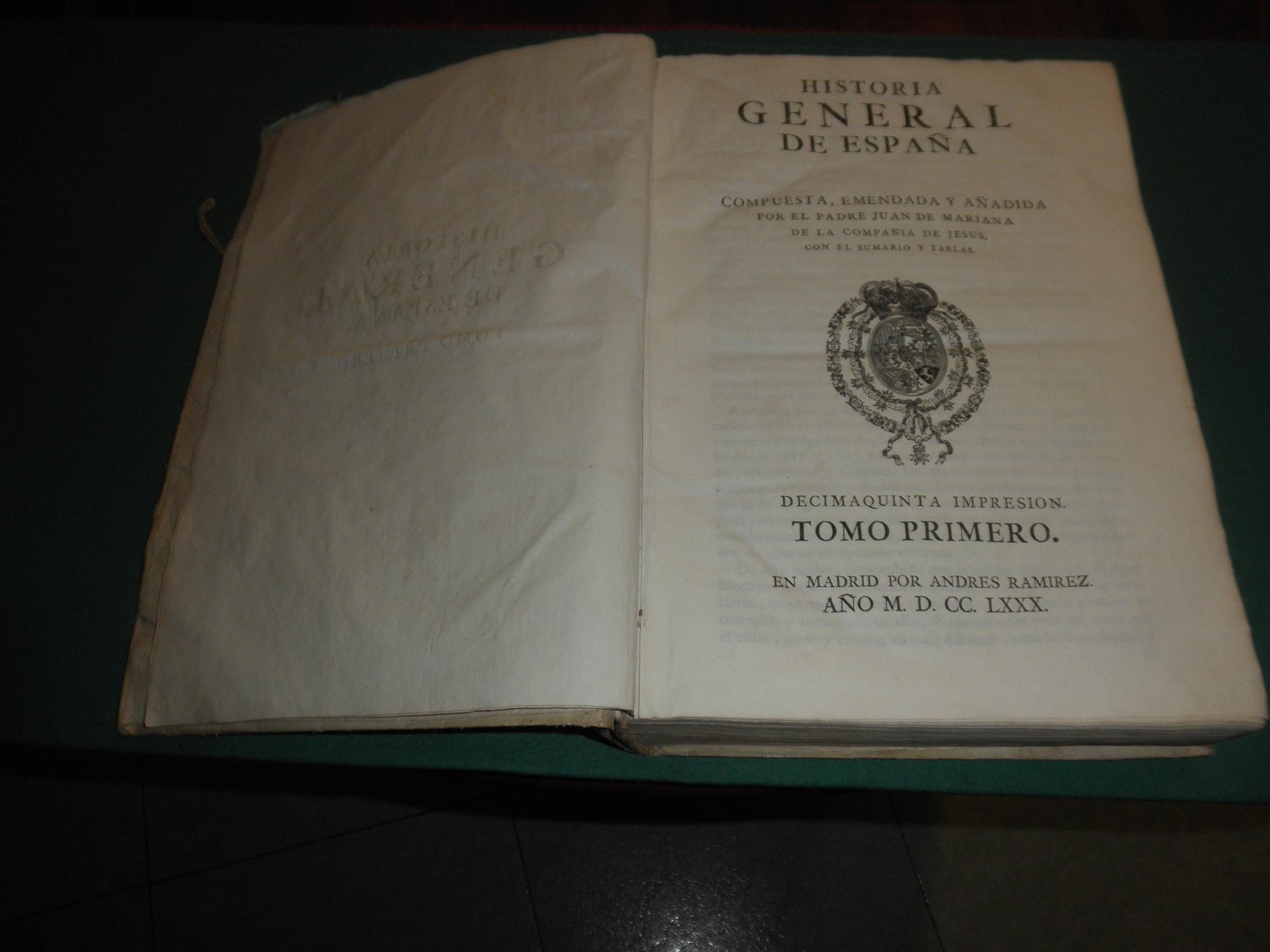 Coberta de Historia general de España I