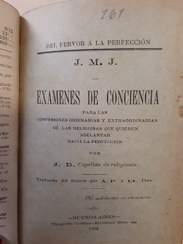 Coberta de Examenes de conciencia