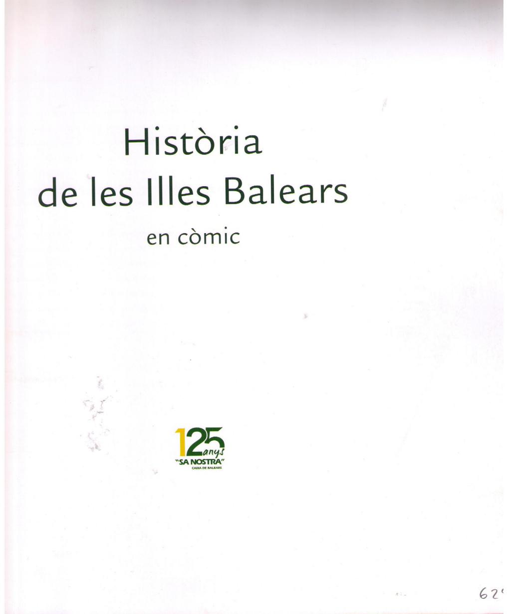 Coberta de Història de les Illes Balears en còmic