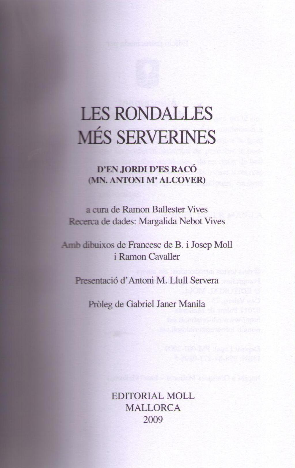 Coberta de Les rondalles més serverines